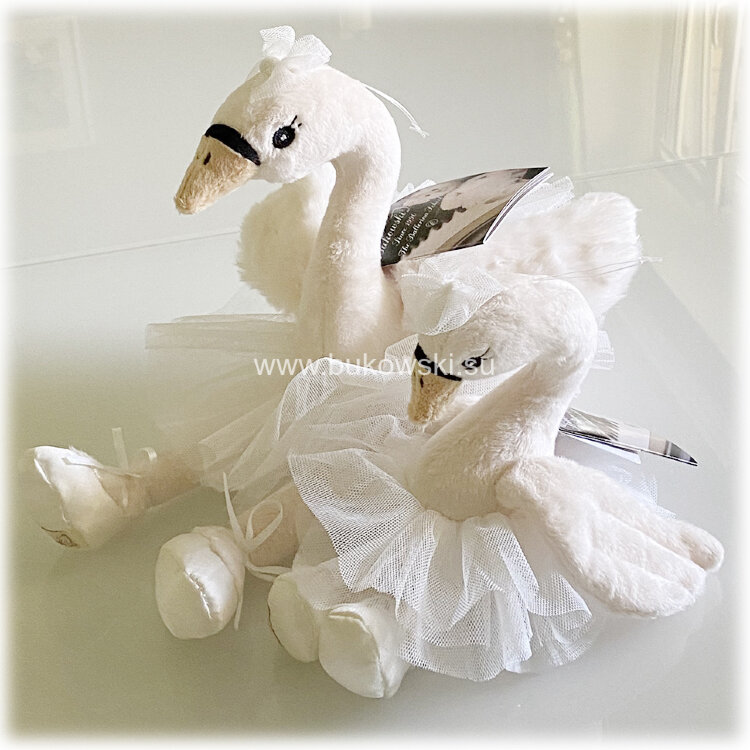Лебедь-балерина White Odette/Little Odette, 25/15 см